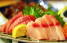 sashimi, raw sea food